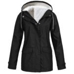 Fleece Jacket Outdoor Mountaineering Hooded Coat Winter Outwear - Image 6