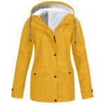 Fleece Jacket Outdoor Mountaineering Hooded Coat Winter Outwear - Image 3