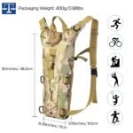 1Pc 3L Tactical Hydration Pack  Water Bladder Adjustable Water Drink Backpack For Hiking Cycling Climbing Running - Image 4