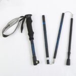 Outdoor Folding Five-section Straight Trekking Pole Trekking Pole - Image 4