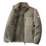 Men's Outdoor Fleece Cardigan Casual Jacket - Image 2