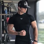 Running Training Elastic Quick Dry Tights Men's Sports T-shirt - Image 2