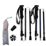 Outdoor Folding Five-section Straight Trekking Pole Trekking Pole - Image 7