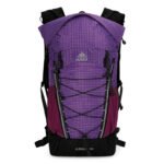 AZELA 22L Outdoor Hiking Backpack, Lightweight Grid Pattern Trekking Daypack, Ergonomic Design Camping Backpack For Travel & Adventure - Image 8