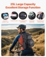 Hydration Backpack, 25L Insulated Hydration Pack Backpack With 2L TPU Water Bladder, Hiking Water Backpack With Storage For Men Women, Hydro Water Daypack For Hiking Running Cycling Camping - Image 5