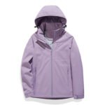 Single Layer Fleece-lined Shell Jacket Windproof Waterproof Antifouling - Image 5