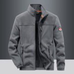 Men's Outdoor Fleece Cardigan Casual Jacket - Image 3